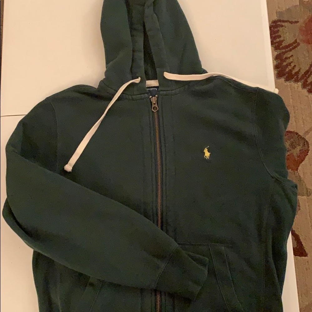 Polo knit hoodie